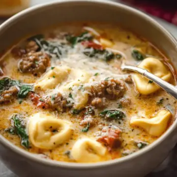 Sausage Tortellini Soup