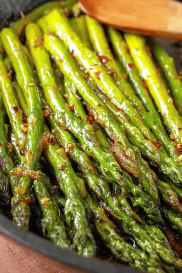 Honey Garlic Asparagus