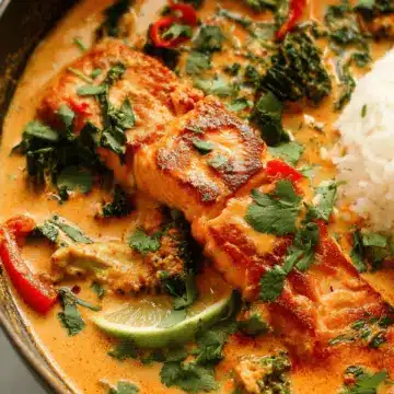 Salmon Coconut Curry (Thai Inspired)