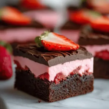 Strawberry Brownies
