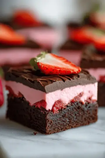 Strawberry Brownies