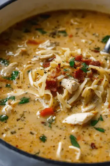 Crack Chicken Noodle Soup