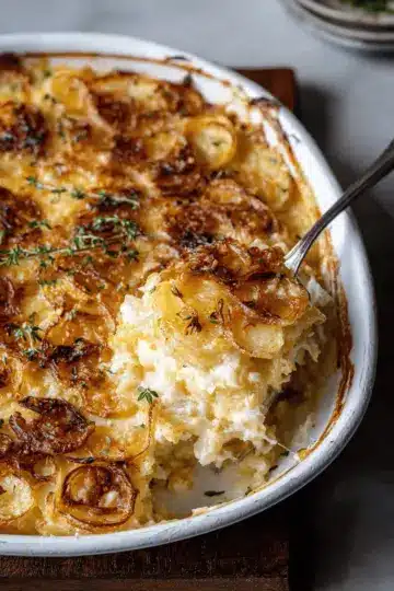 French Onion Funeral Potatoes