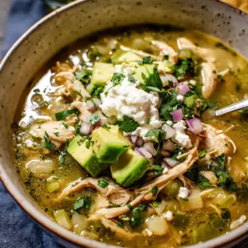 Green Chicken Enchilada Soup