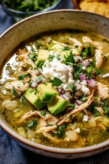 Green Chicken Enchilada Soup