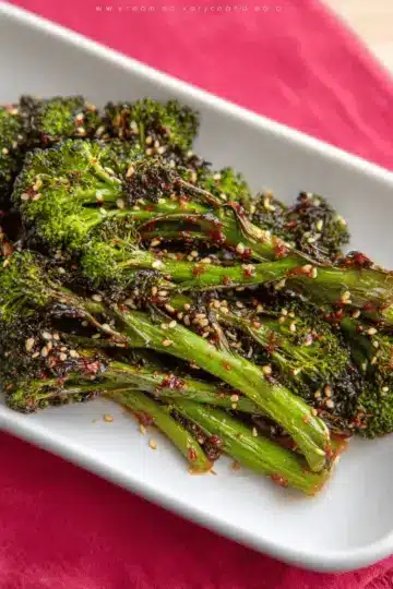 Smoky Gochujang Roasted Broccoli