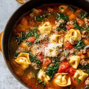 Italian Sausage Tortellini Soup