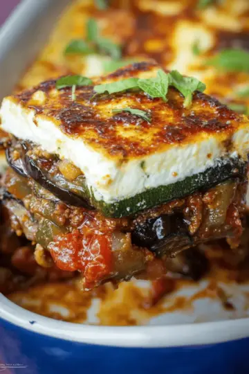 BEST Vegetarian Moussaka Recipe
