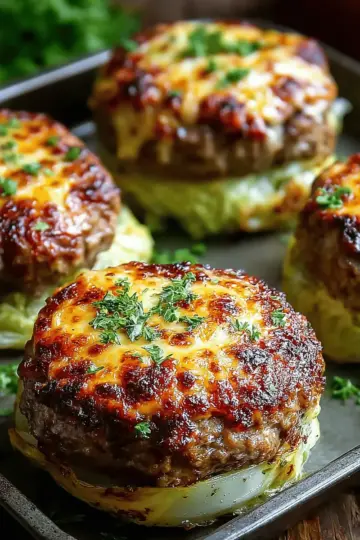 Oven-Baked Cabbage Burgers