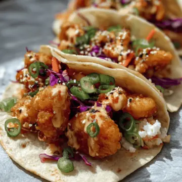 Air Fryer Bang Bang Shrimp Tacos