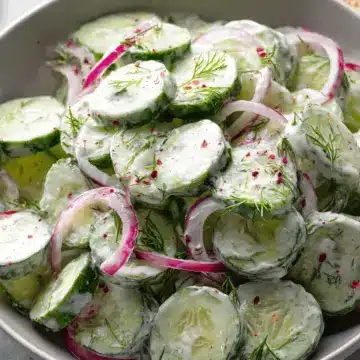 Creamy Cucumber Salad