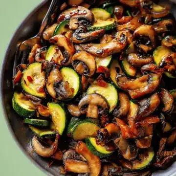 Skillet Zucchini and Mushrooms