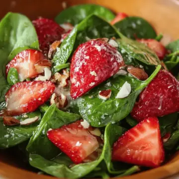 Strawberry Spinach Salad