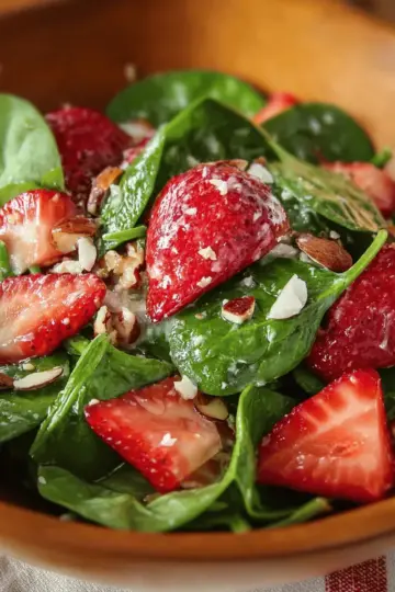 Strawberry Spinach Salad