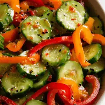 Cucumber Sweet Pepper Salad