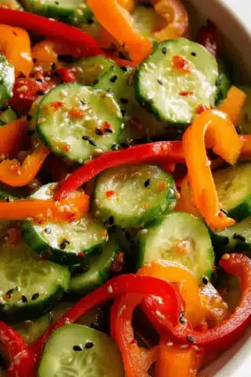 Cucumber Sweet Pepper Salad