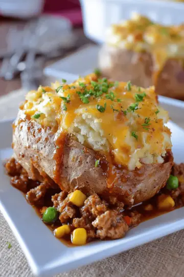Shepherd’s Pie Baked Potatoes