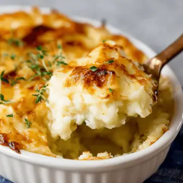 Creamy Baked Mashed Potatoes