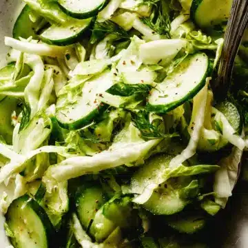 Cabbage Cucumber Salad
