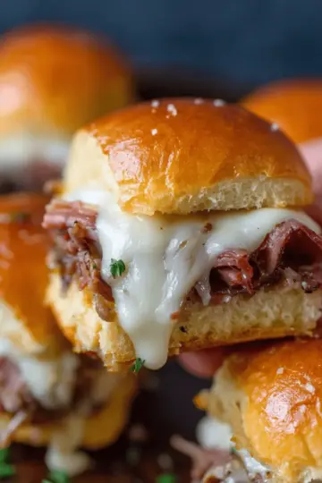 Easy French Dip Sliders Recipe