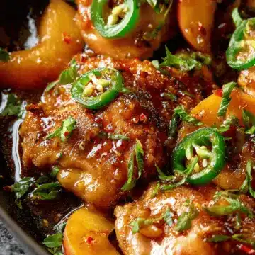 Jalapeno Peach Chicken