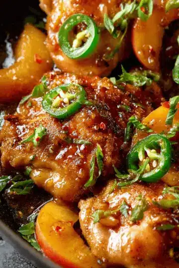 Jalapeno Peach Chicken