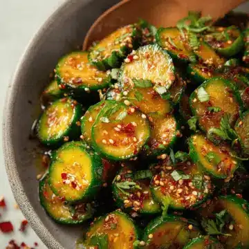 Easy Korean Cucumber Salad