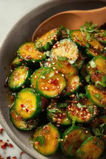 Easy Korean Cucumber Salad