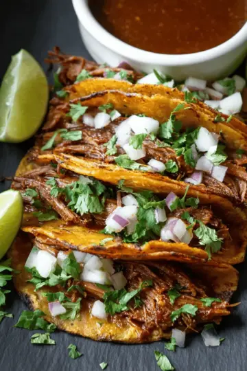 Crock Pot Birria Tacos Recipe
