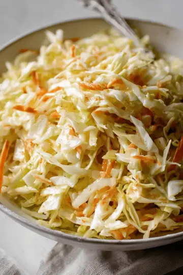 Vinegar Coleslaw (No Mayo)