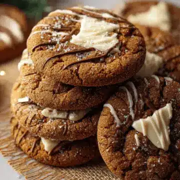 Gingerbread Cheesecake Cookies