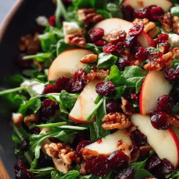 Apple Cranberry Walnut Salad