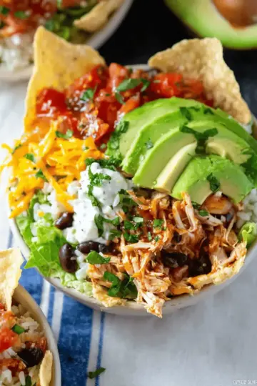 Slow Cooker Chicken Burrito Bowl Recipe