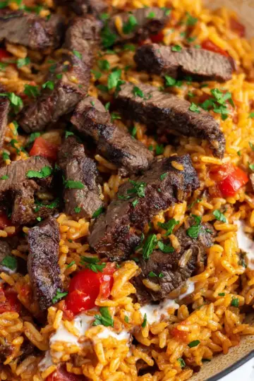 Steak & Queso Rice