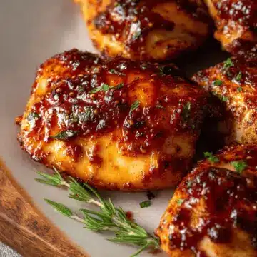 Baked Spicy Honey Chicken