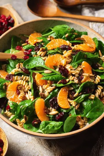 Mandarin Spinach Salad with Teriyaki Dressing