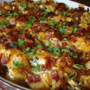 loaded chicken & potato casserole