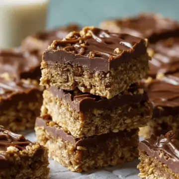 No-Bake Chocolate Oat Bars