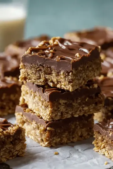 No-Bake Chocolate Oat Bars