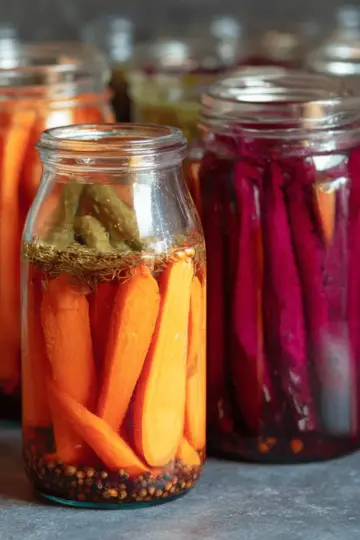 Refrigerator Pickled Vegetables