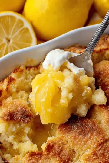 Magic Lemon Cobbler