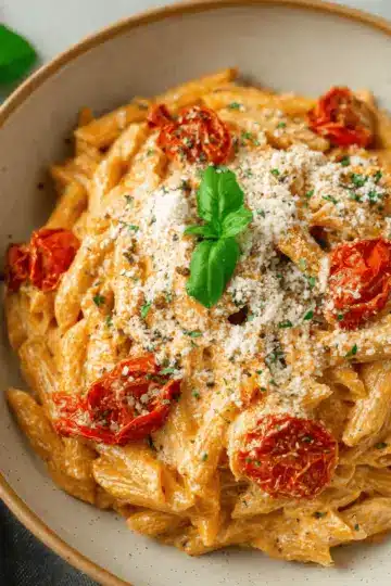 Roasted Tomato and Garlic Ricotta Pasta