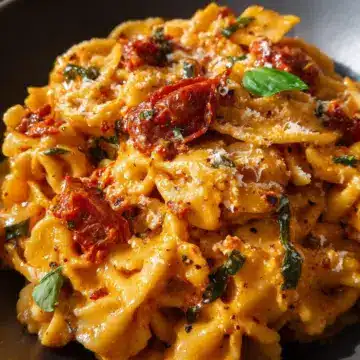 Creamy Sun Dried Tomato Pasta