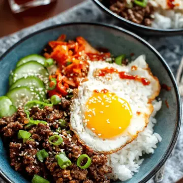 Korean Ground Beef Bowls