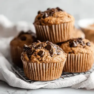 Healthy Peanut Butter Banana Muffins