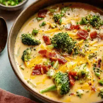 Healthy Broccoli Cheddar Soup