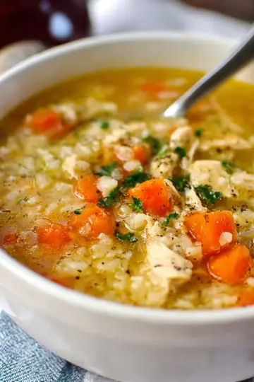 Easy Chicken and Rice Soup