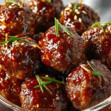 Sweet Chili Cocktail Meatballs