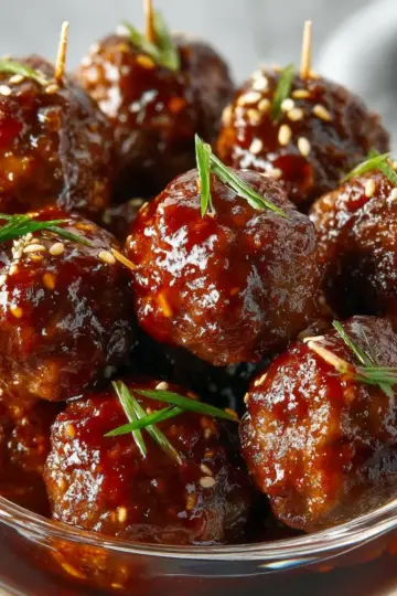 Sweet Chili Cocktail Meatballs