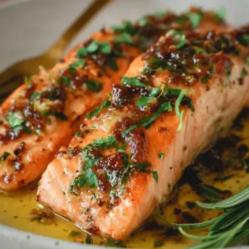 Honey garlic butter salmon